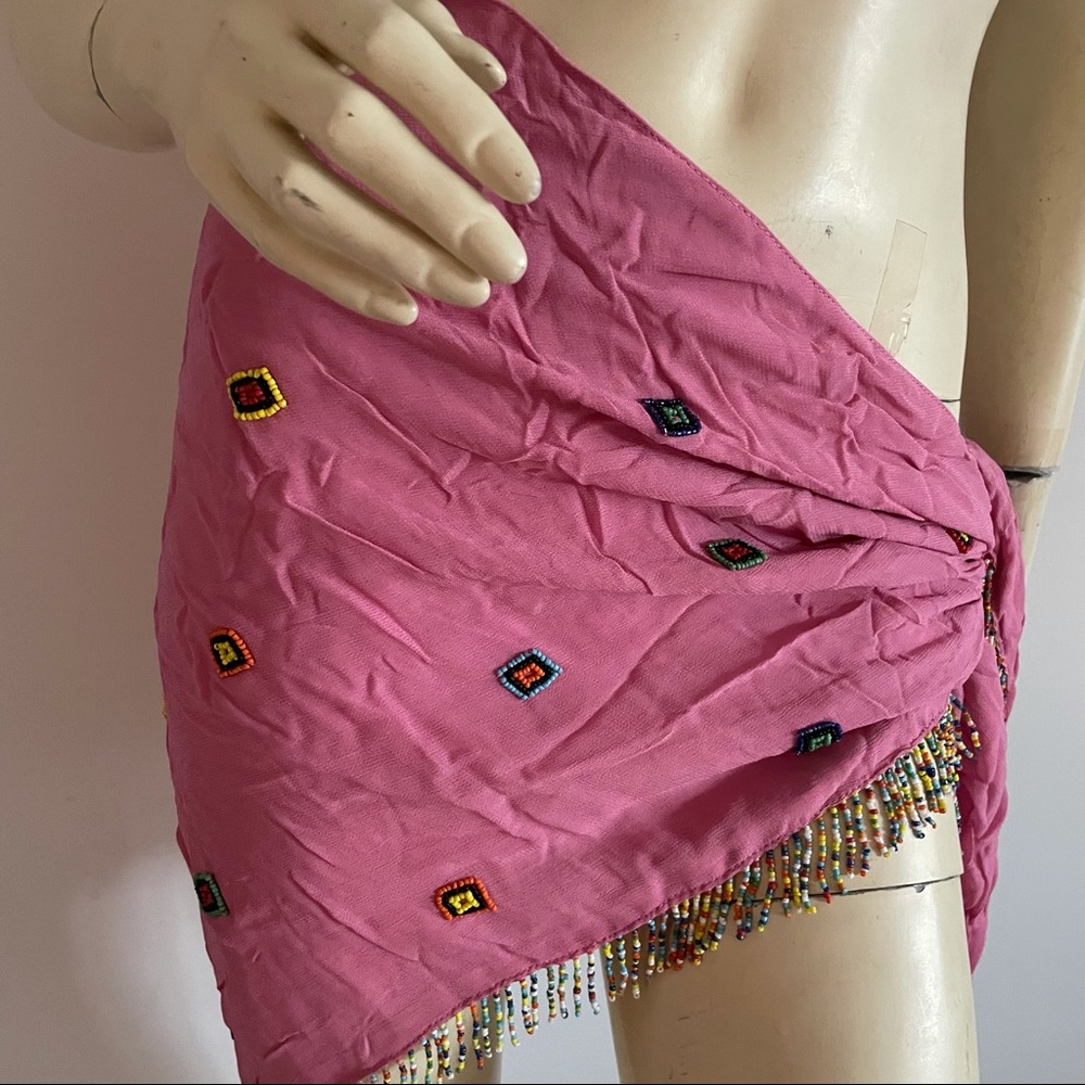 Beaded Sarong Triangle Shape - image 1
